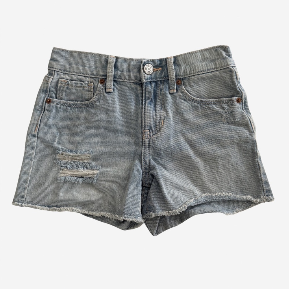 Old Navy Light Blue Distressed Denim Shorts